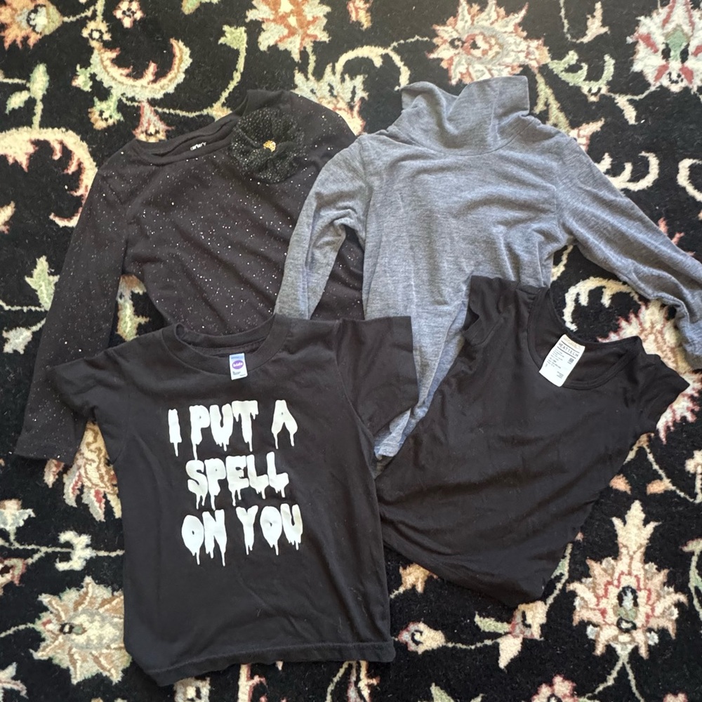Lot of 9 toddler/child variety tops